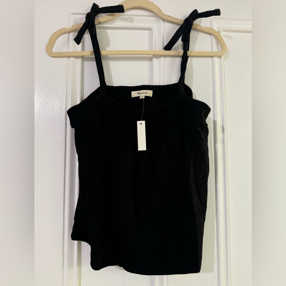 Madewell black tank new with tags